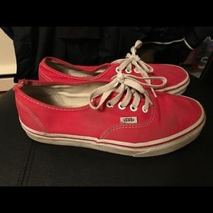 Red Vans